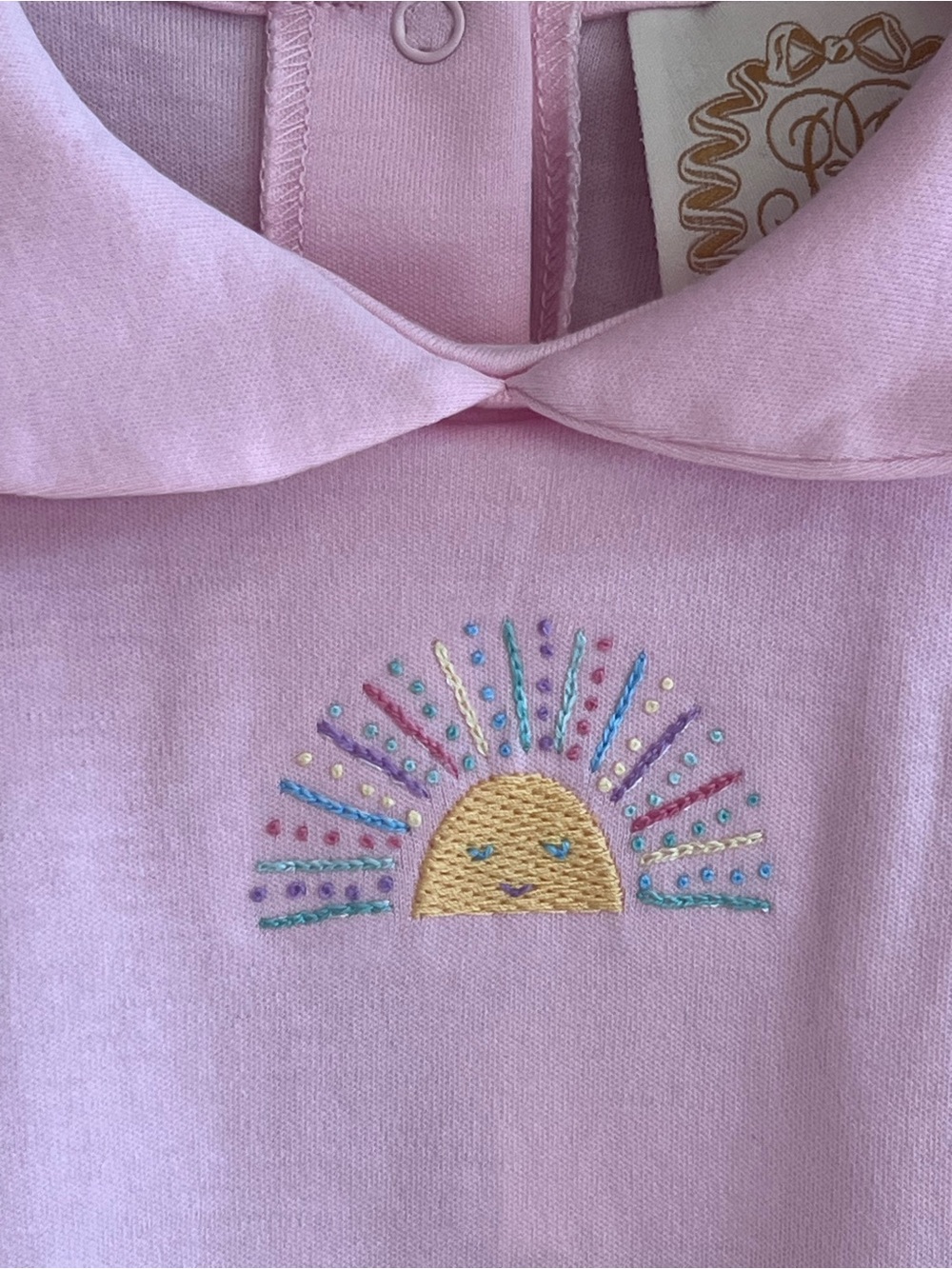 NWT size 12-18 months The Beaufort Bonnet Company Pink Sun Biltmore Bubble - Picture 2 of 8